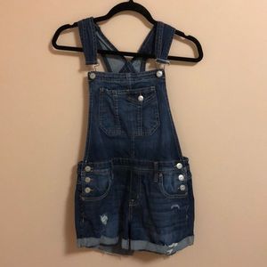 Denim overalls